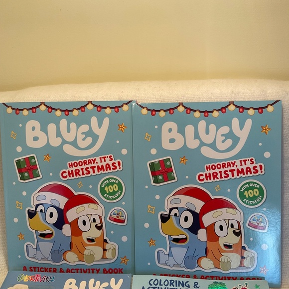 Bluey and Cocomelon Coloring & Sticker Book Bundle (set of 4) - Picture 2 of 8